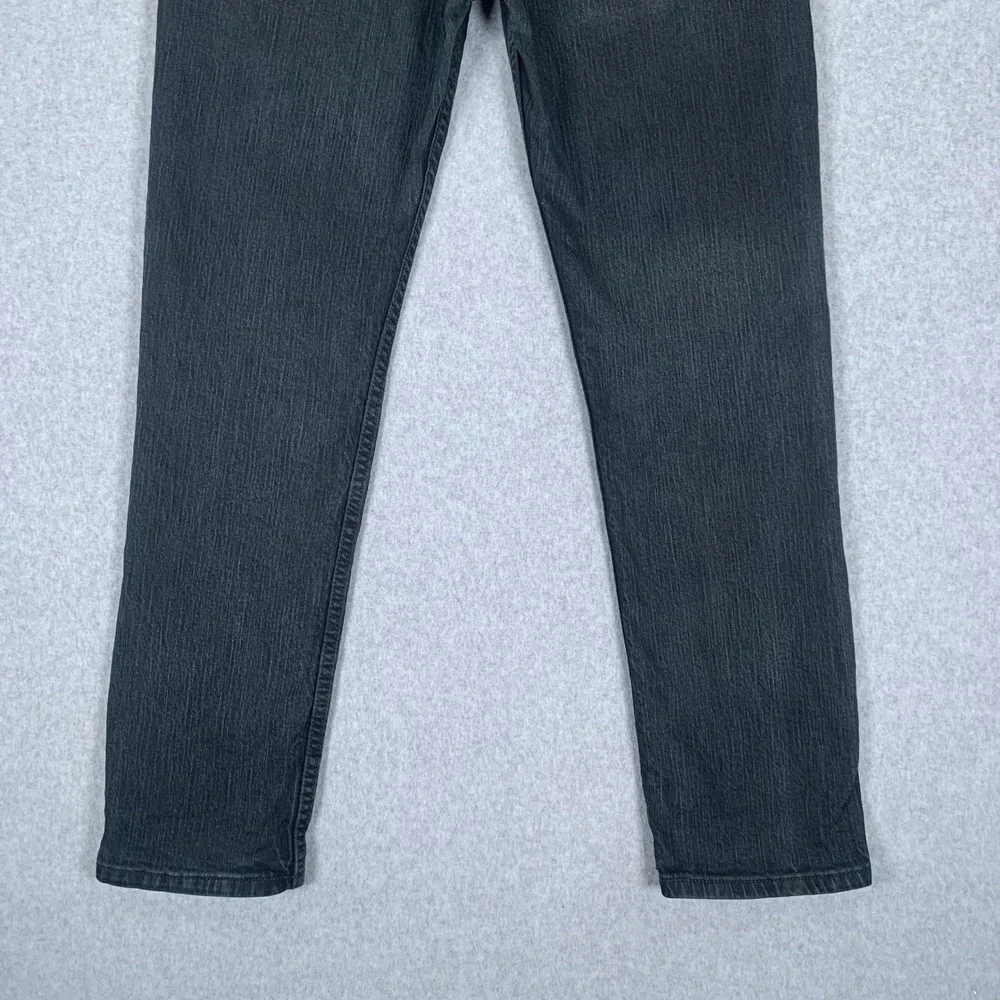 Levi's 511 Slim Fit Jeans Mens 34x30 Black Stretch Denim